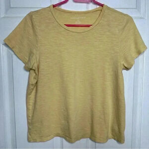 American Eagle Outfitters T-Shirt  Yellow Size Large